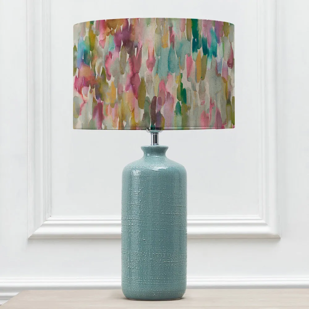 Azima Eva & Inopia Complete Table Lamp Teal/Lotus