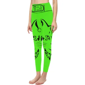 BASTET FLUO  High-Waisted Leggings