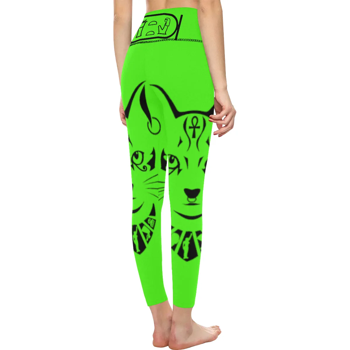 BASTET FLUO  High-Waisted Leggings