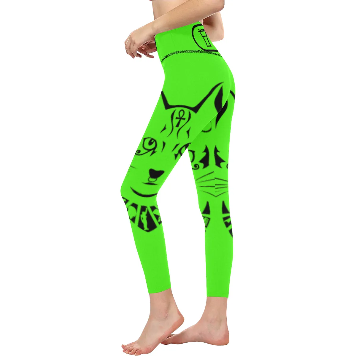 BASTET FLUO  High-Waisted Leggings
