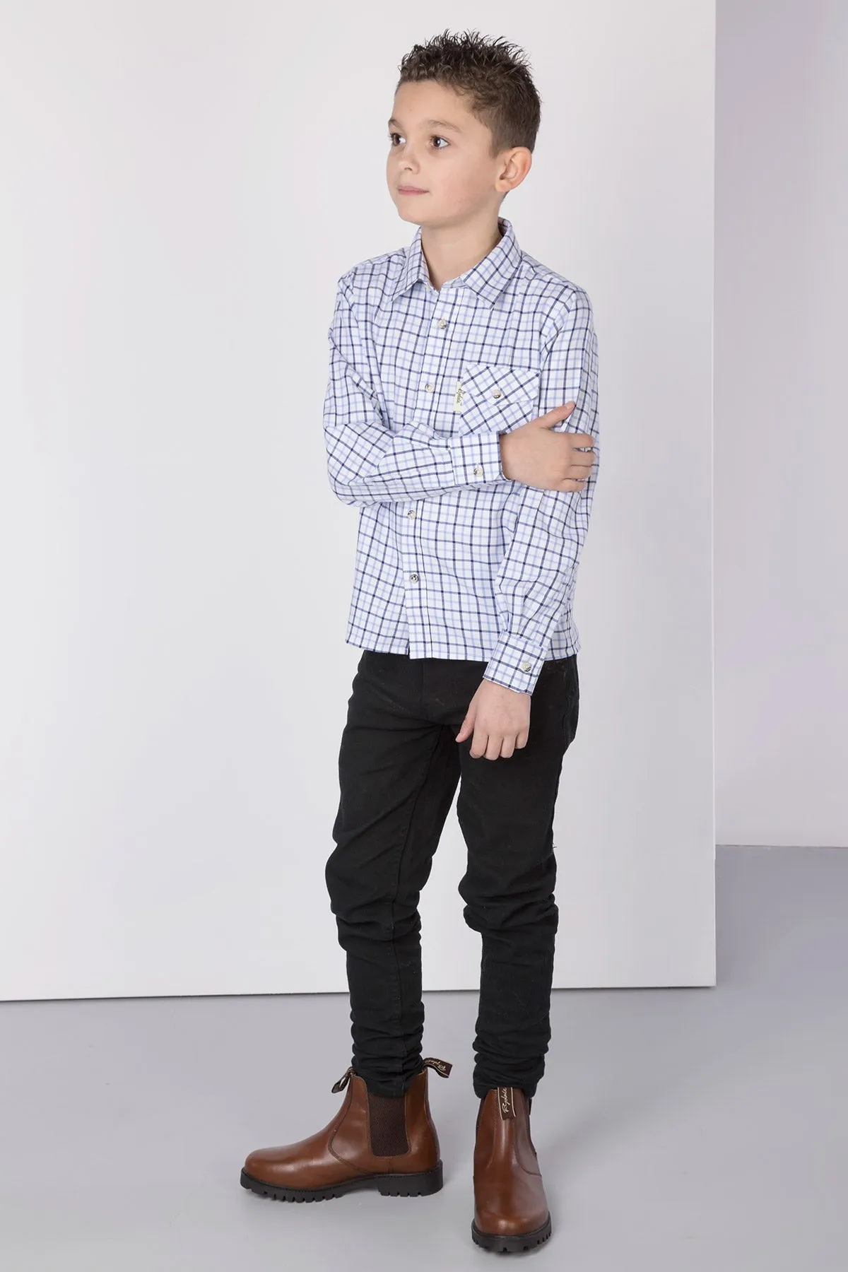 Boys Country Check Shirts