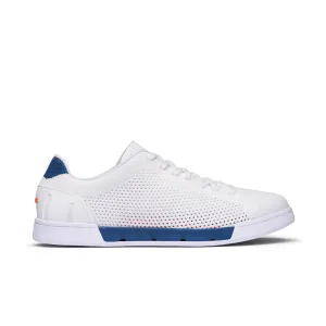 Breeze Tennis Knit - White/Ensign Blue