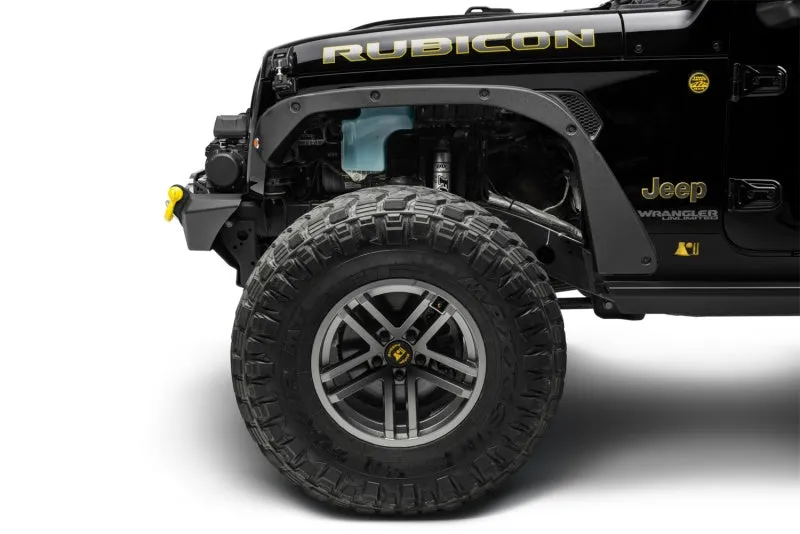 Bushwacker Trail Armor Fender Delete - Plastic - Black - Jeep Wrangler JLU 2018-21 - (Set of 4)