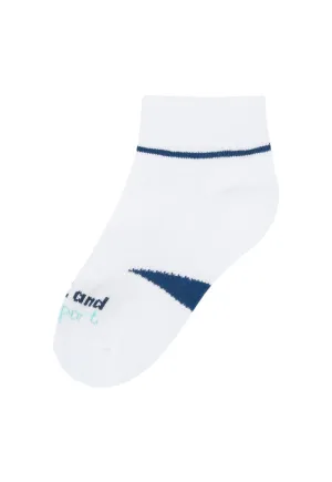 Calcetin Sport Niño Blanco Black and Blue