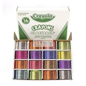 Crayola Crayons Classpack - 16 Colors, 800 Count