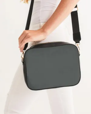 Dark Green Gray Crossbody Bag | Dark Pale Green Gray | C10M0Y10K80