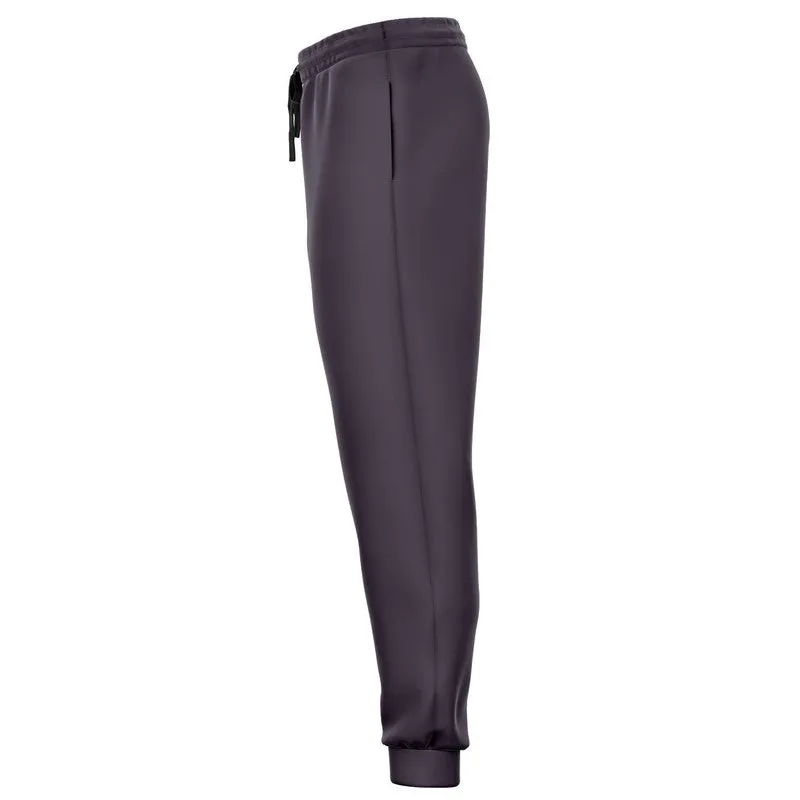 Dark Purple Gray Joggers | Unisex | with PLUS sizes | Dark Pale Pastel Purple Gray | C15M30Y0K80