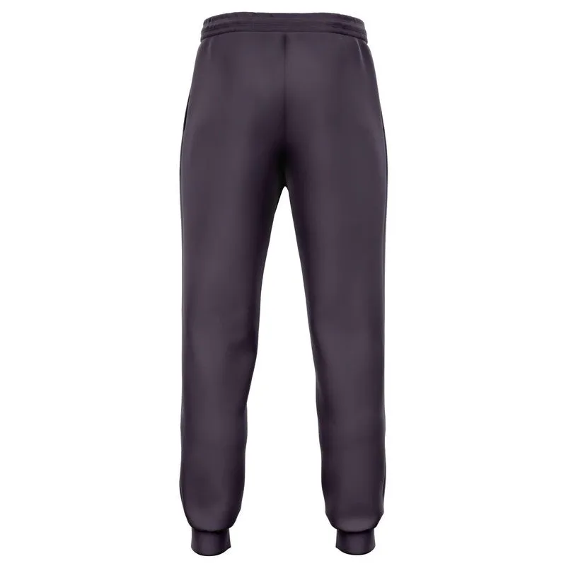 Dark Purple Gray Joggers | Unisex | with PLUS sizes | Dark Pale Pastel Purple Gray | C15M30Y0K80