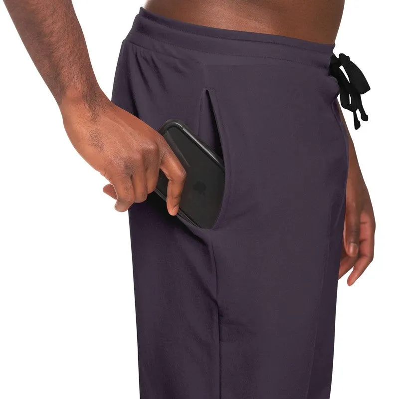 Dark Purple Gray Joggers | Unisex | with PLUS sizes | Dark Pale Pastel Purple Gray | C15M30Y0K80
