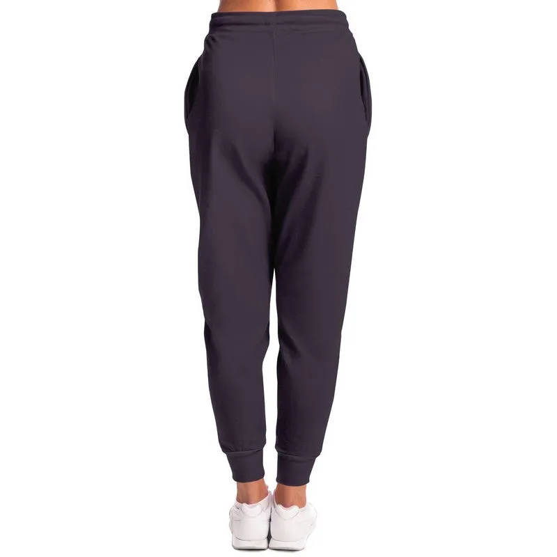 Dark Purple Gray Joggers | Unisex | with PLUS sizes | Dark Pale Pastel Purple Gray | C15M30Y0K80