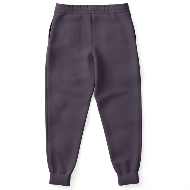 Dark Purple Gray Joggers | Unisex | with PLUS sizes | Dark Pale Pastel Purple Gray | C15M30Y0K80