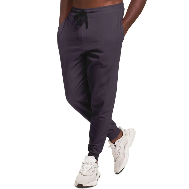 Dark Purple Gray Joggers | Unisex | with PLUS sizes | Dark Pale Pastel Purple Gray | C15M30Y0K80