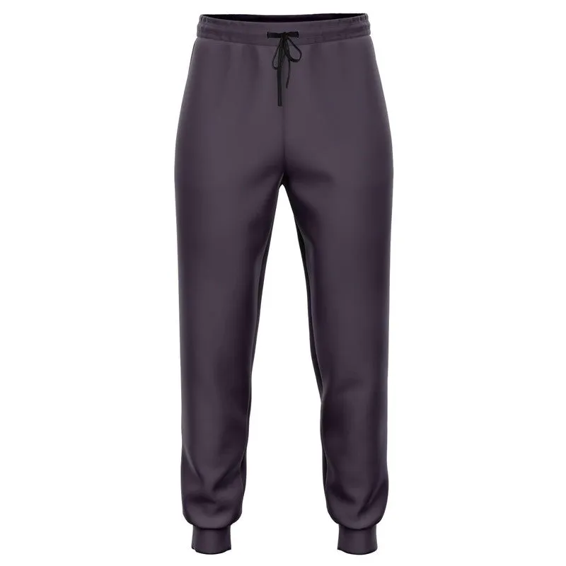 Dark Purple Gray Joggers | Unisex | with PLUS sizes | Dark Pale Pastel Purple Gray | C15M30Y0K80