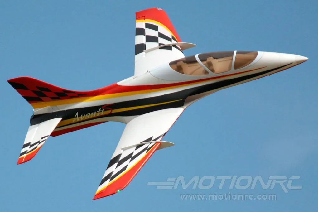 Freewing Avanti S Red High Performance 80mm EDF Ultimate Sport Jet - PNP