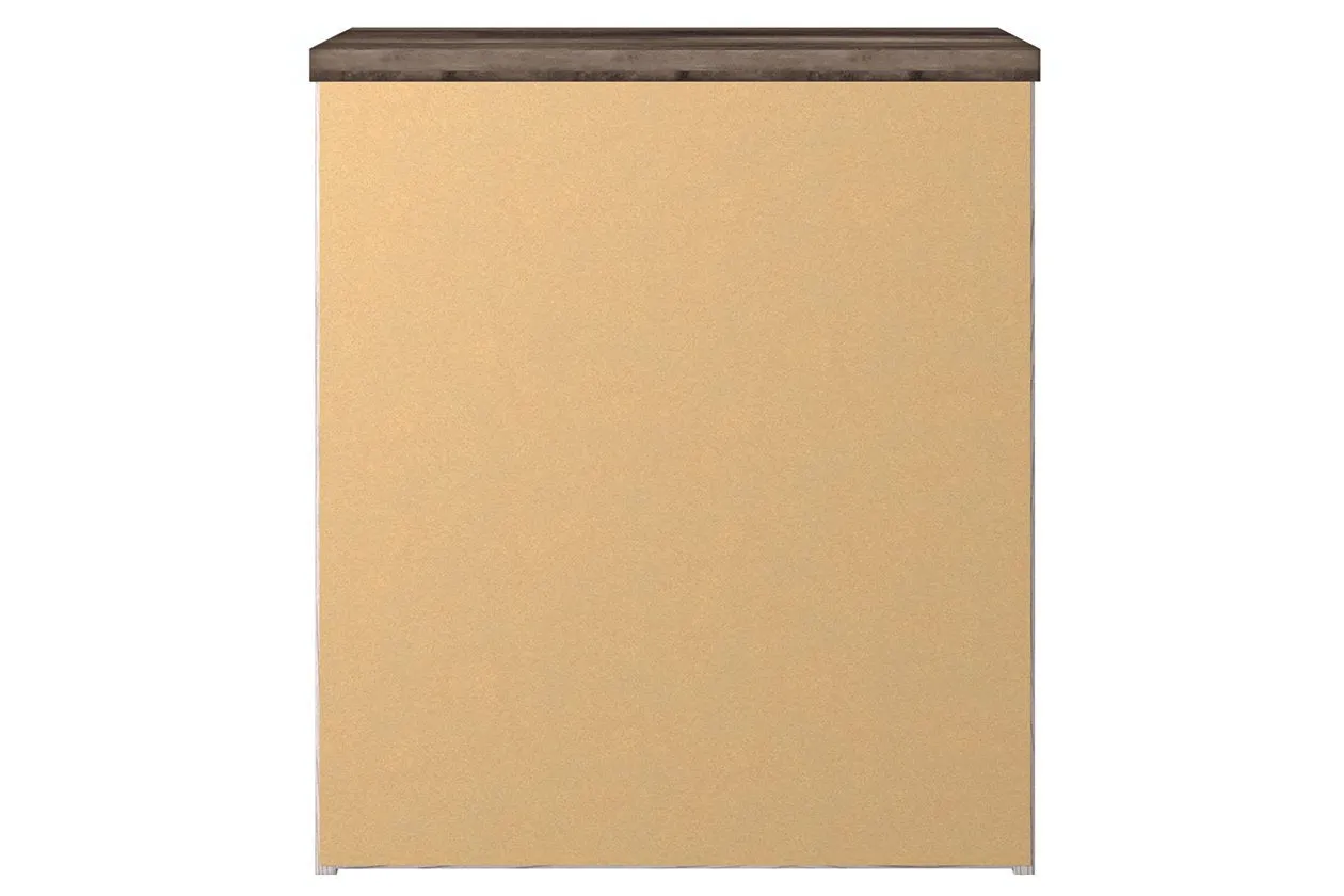 Gerridan White/Gray Nightstand