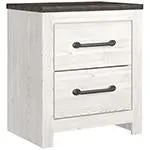 Gerridan White/Gray Nightstand