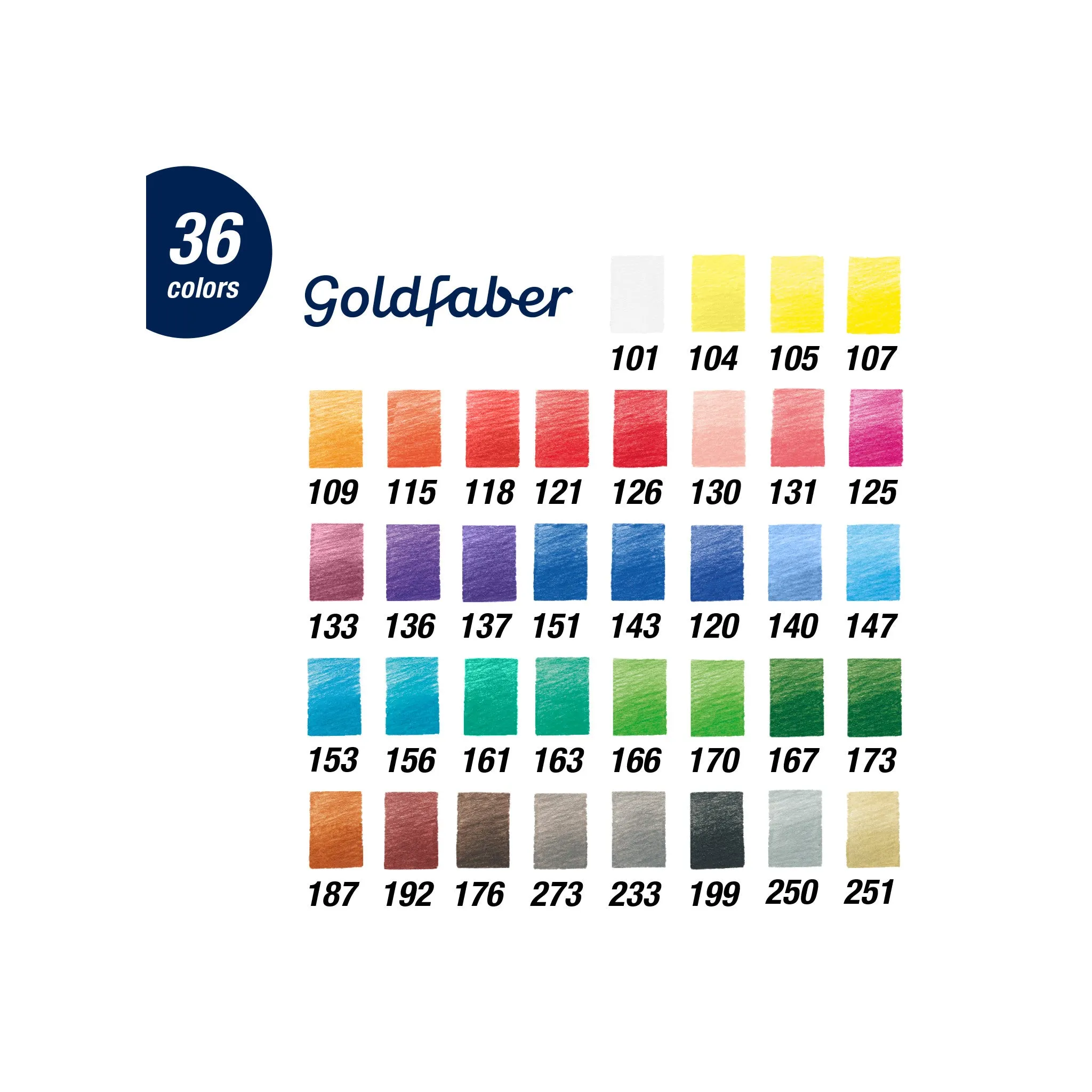Goldfaber Color Pencils - Tin of 36 - #114736
