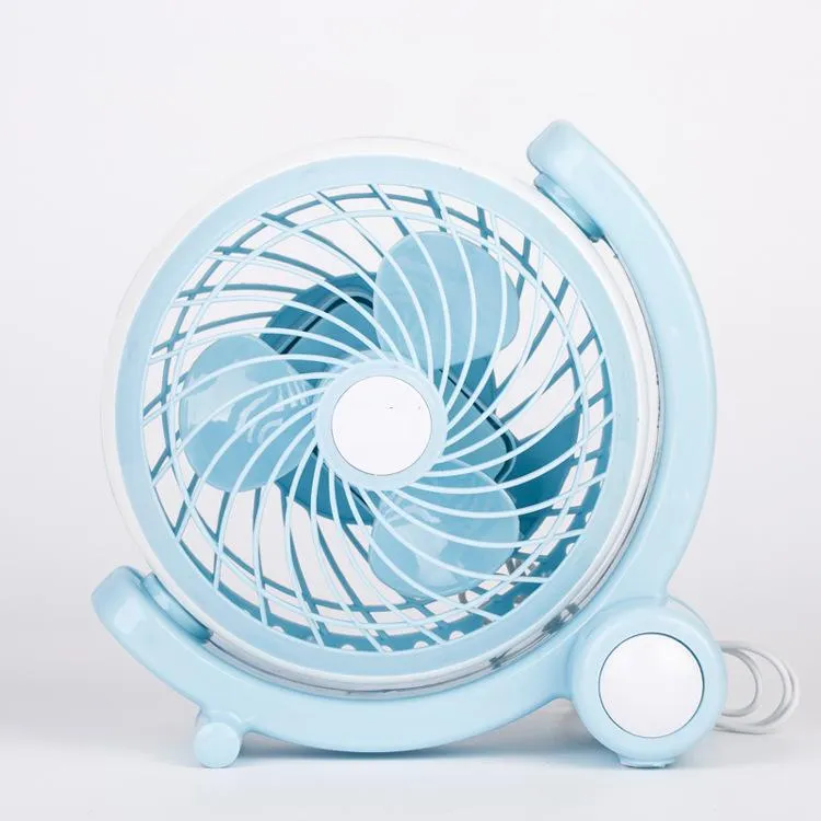 Handheld desktop rechargeable fan