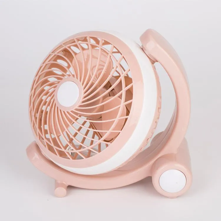 Handheld desktop rechargeable fan