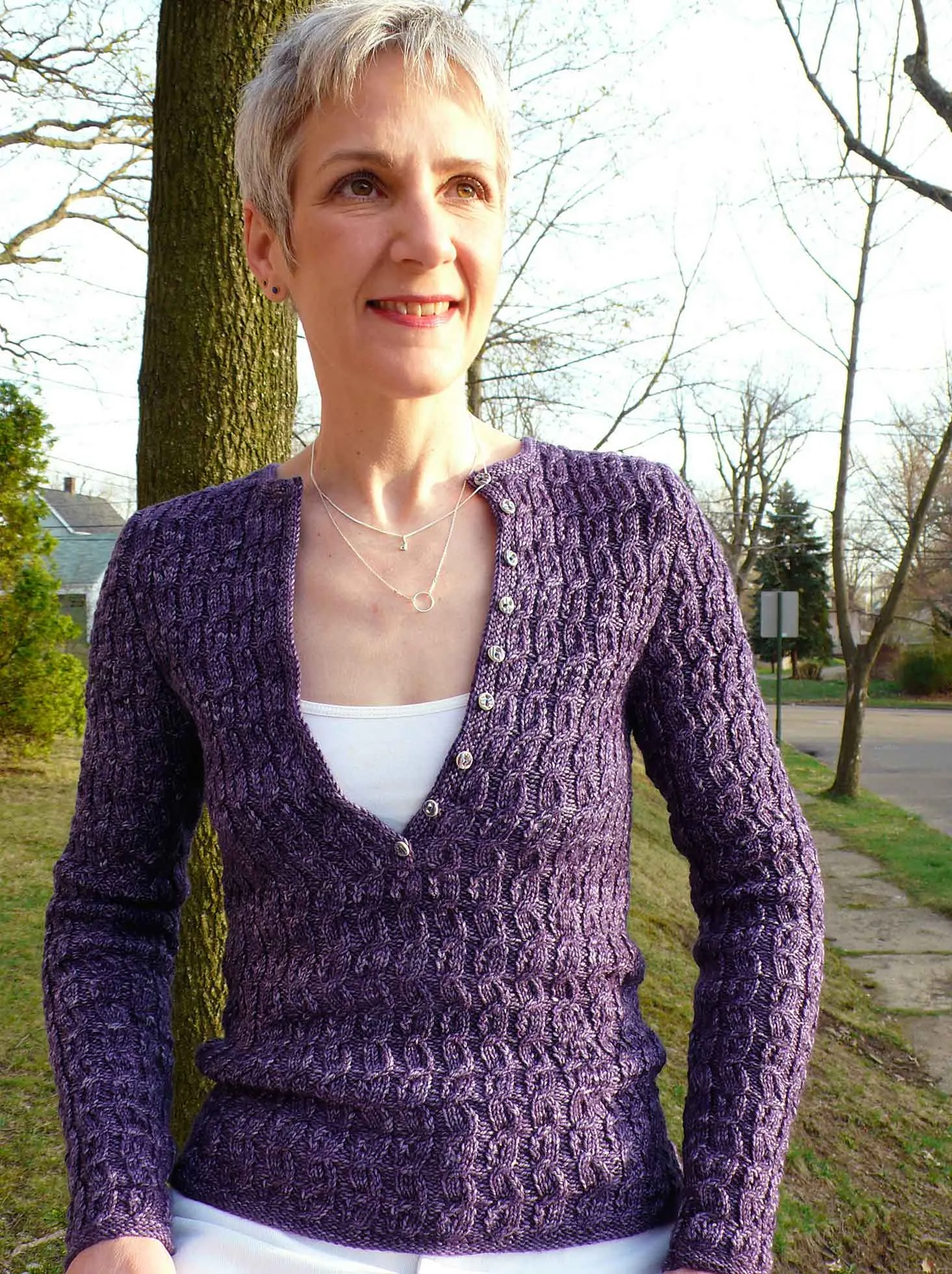 Henley with a Twist <br/><small>knitting pattern</small>