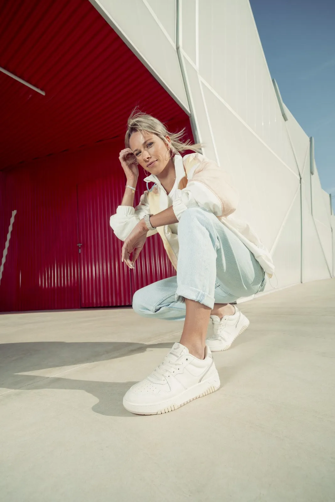 Icon Low Women Off White/Grey