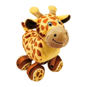 KONG Giraffe TenniShoes Tennis Ball Dog Toy Large Plush