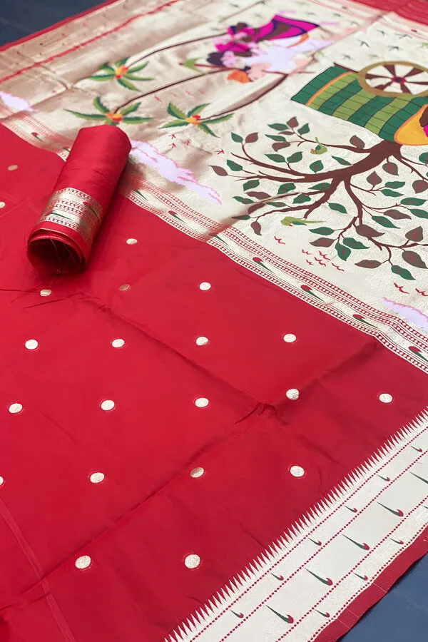 Latest Marathi Peshwai Paithani Saree For Wedding