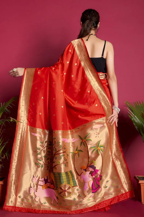 Latest Marathi Peshwai Paithani Saree For Wedding