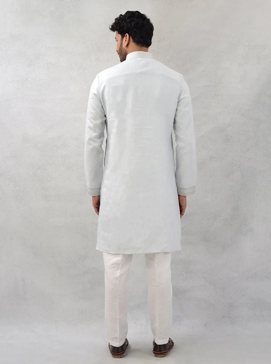 Light Grey Kurta Pajama | TULA