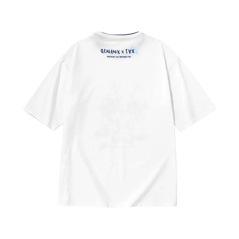 [Lightning Tide brand ×TVX joint model] Printed cotton T-shirt