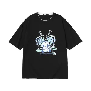 [Lightning Tide brand ×TVX joint model] Printed cotton T-shirt