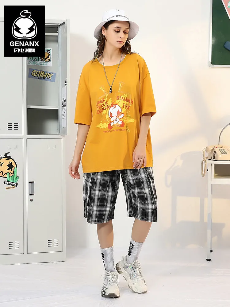 [Lightning Tide brand ×TVX joint model] Printed cotton T-shirt