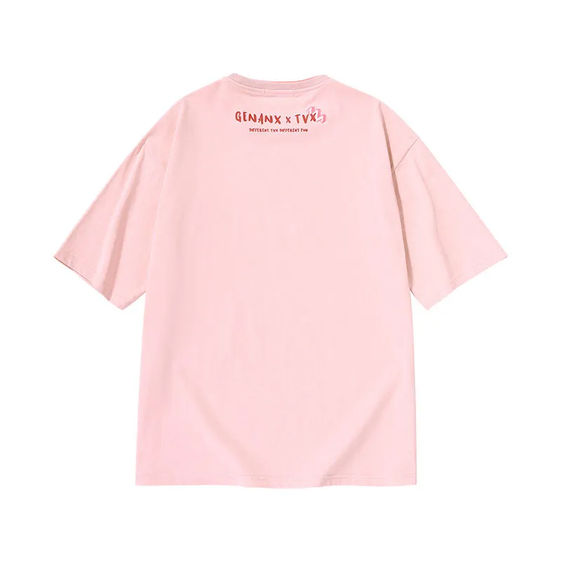 [Lightning Tide brand ×TVX joint model] Printed cotton T-shirt