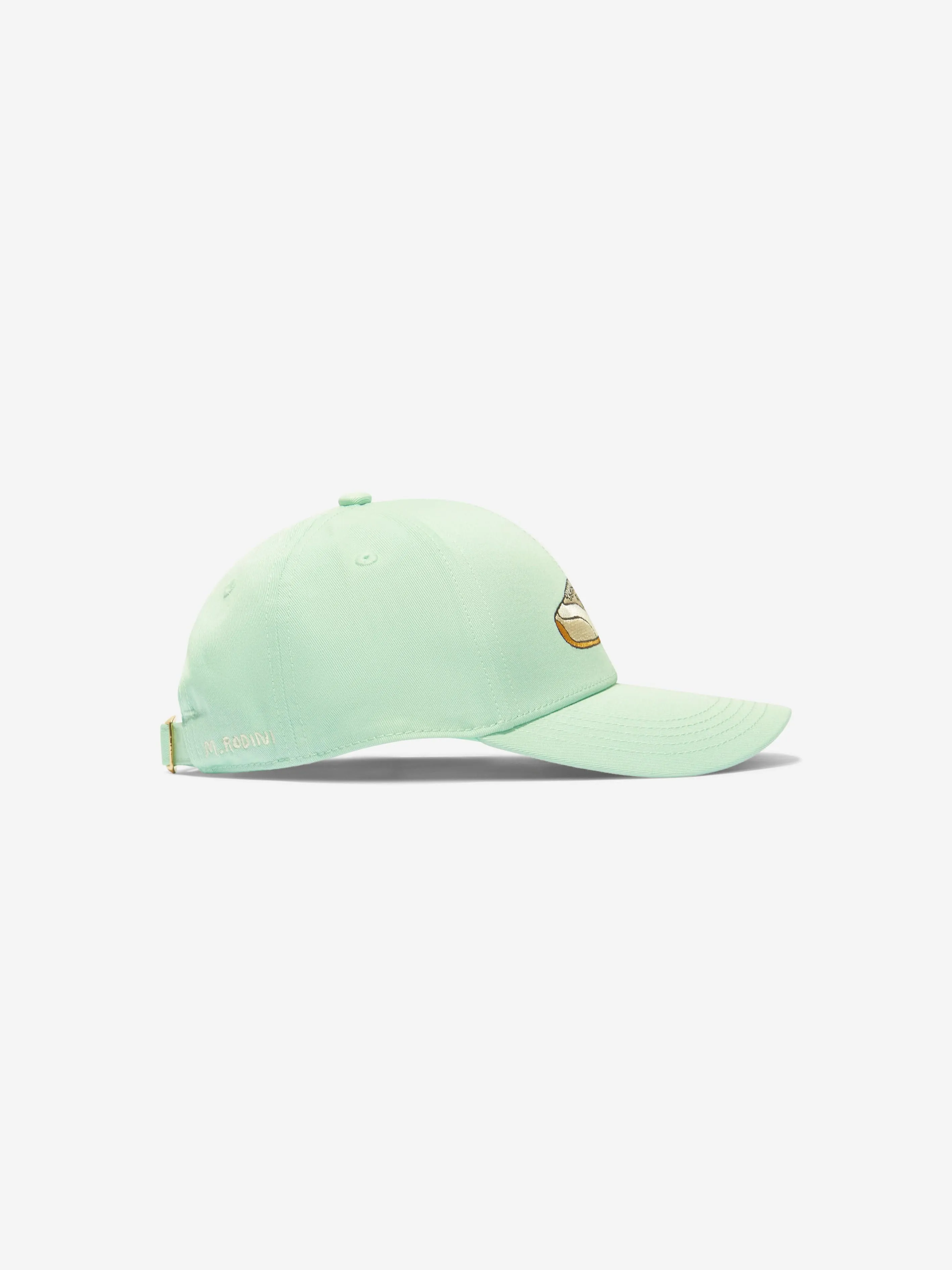 Mini Rodini Kids Sport Embroidered Cap in Green