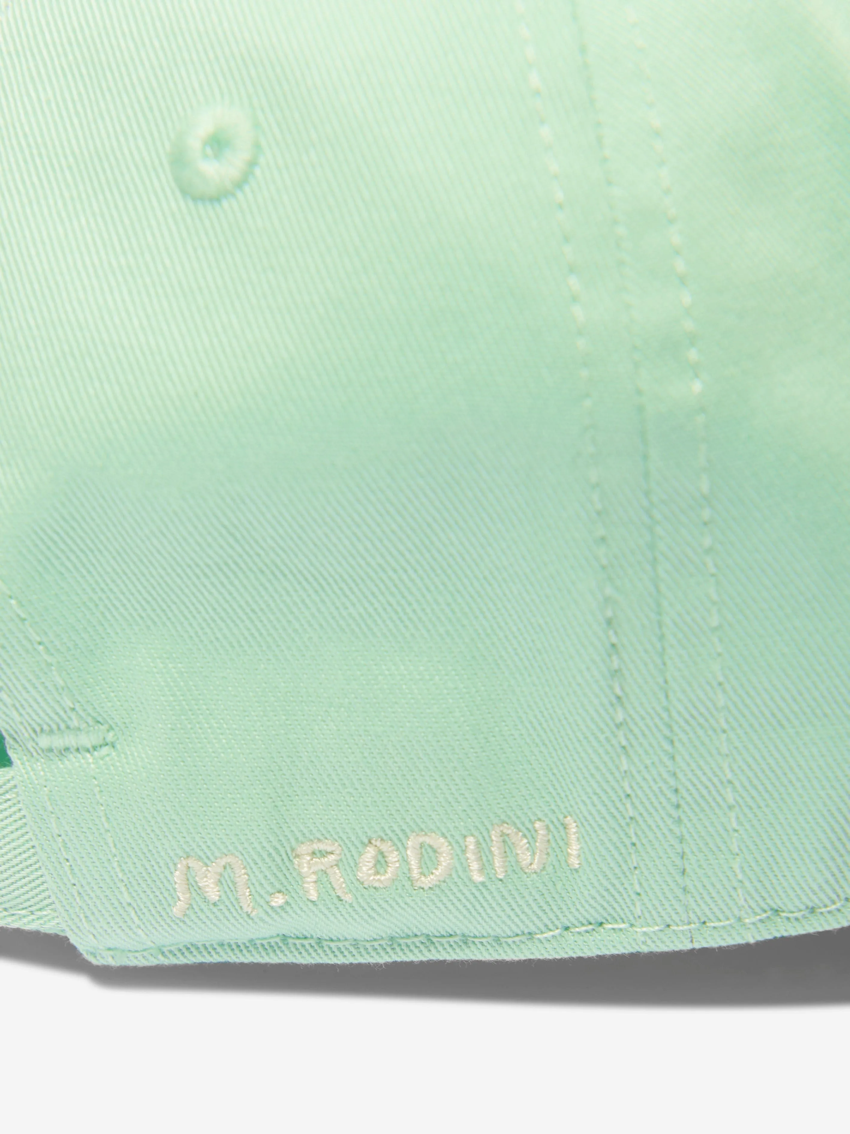 Mini Rodini Kids Sport Embroidered Cap in Green