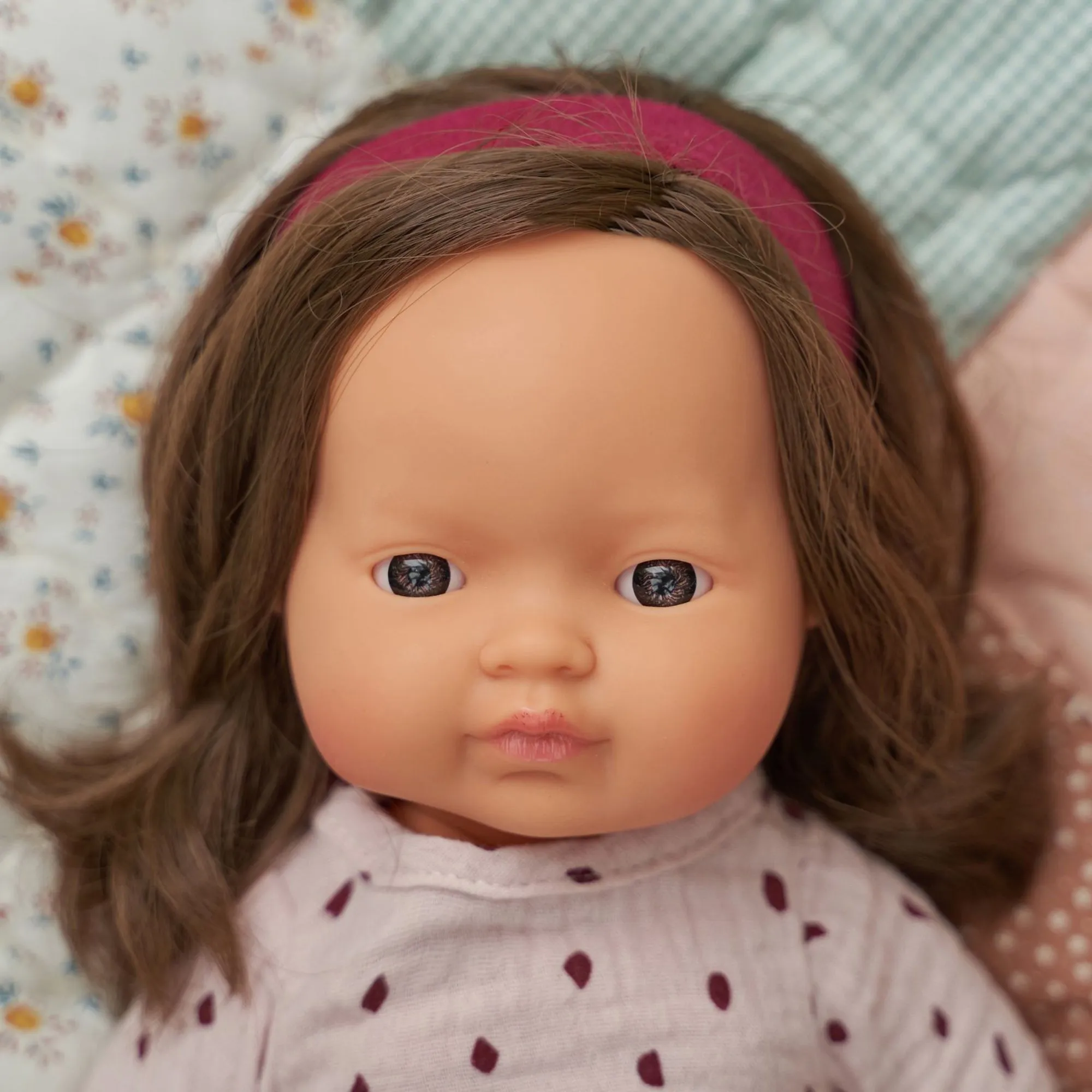 Miniland Toddler Doll BOY 38cm - Caucasian Brown Hair