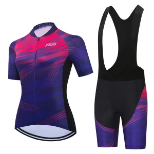 New Summer Women Jerseys Mountian Bike Clothing Racing Bicycle Ropa Ciclismo Girl Cycling Set