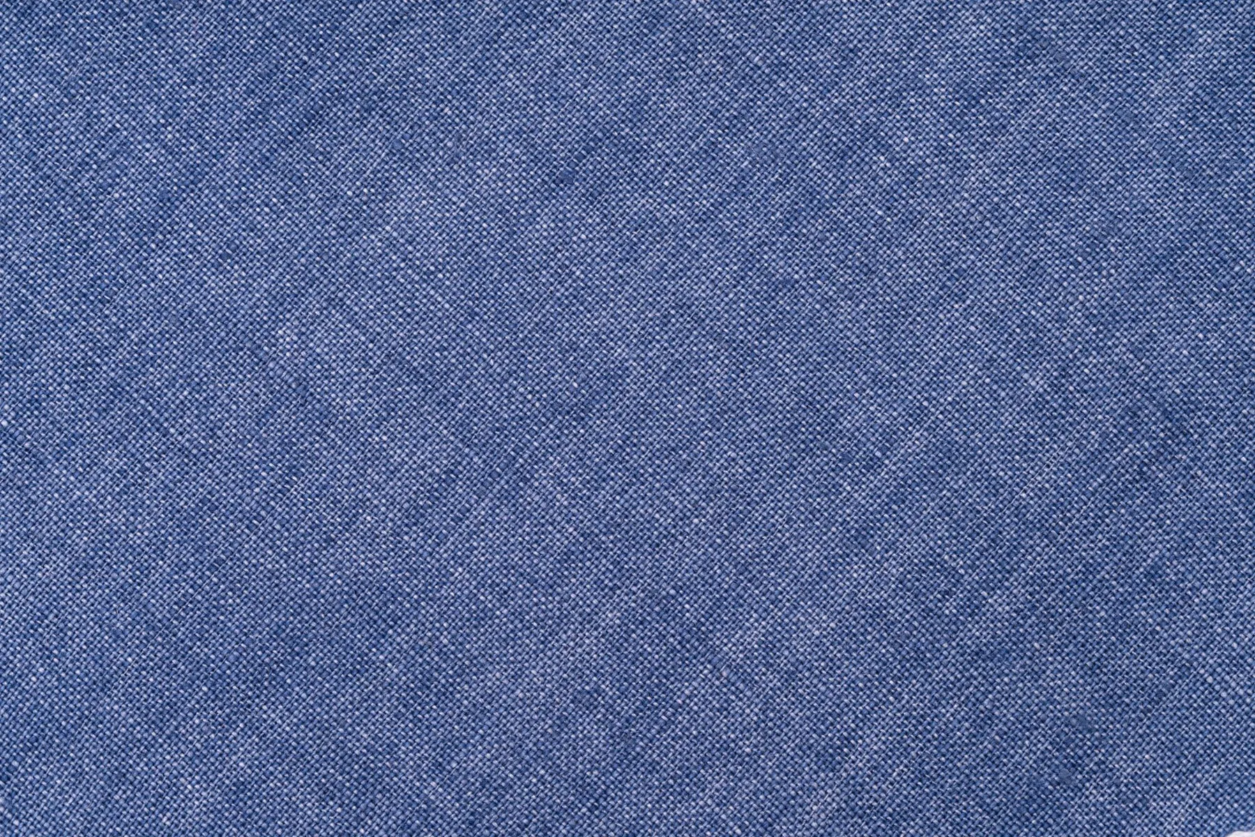 Pale Blue X-Stitch Edge Two-Tone Linen Pocket Square