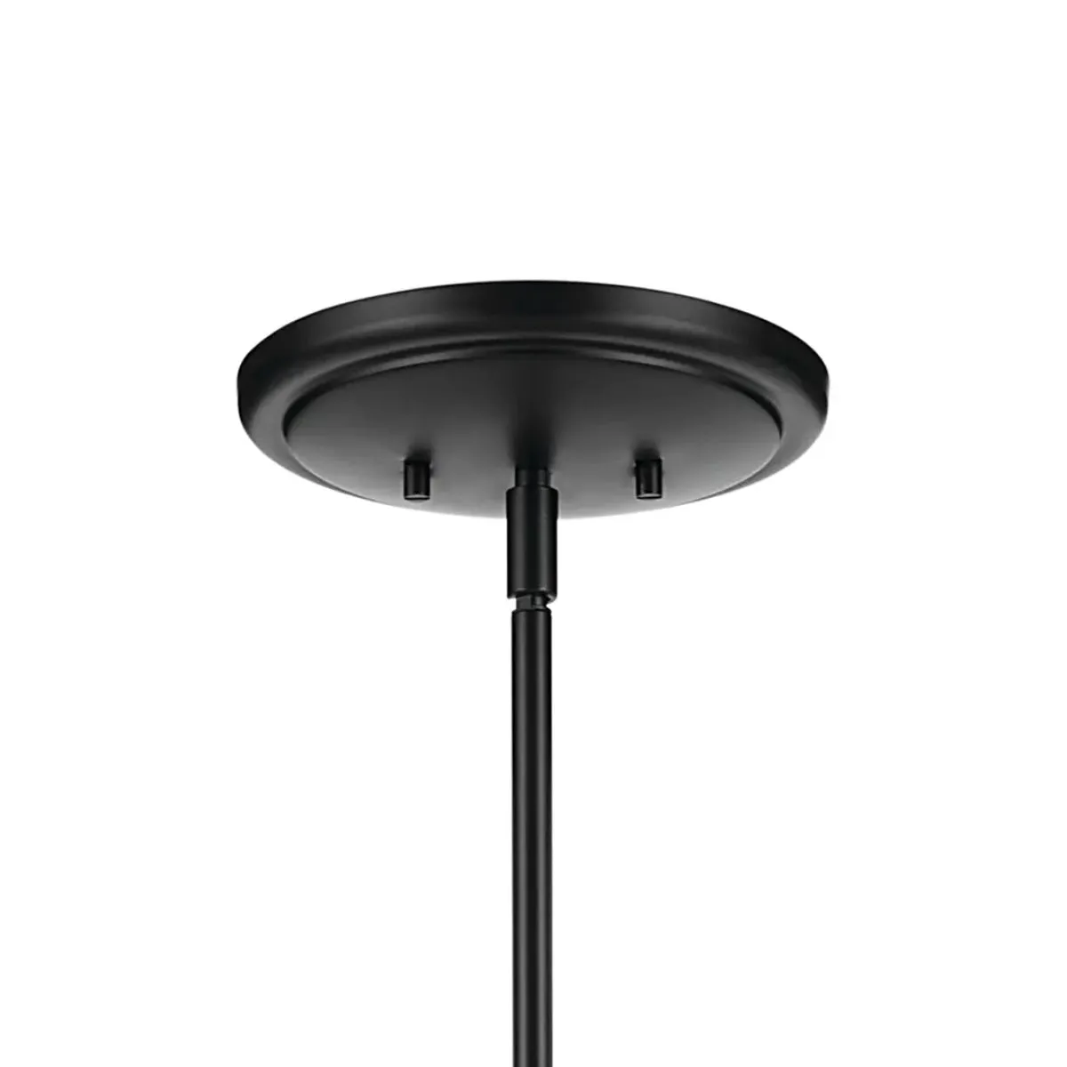 Pallas 52" 8-Light Chandelier with Fabric Tapered Shade, Black Finish