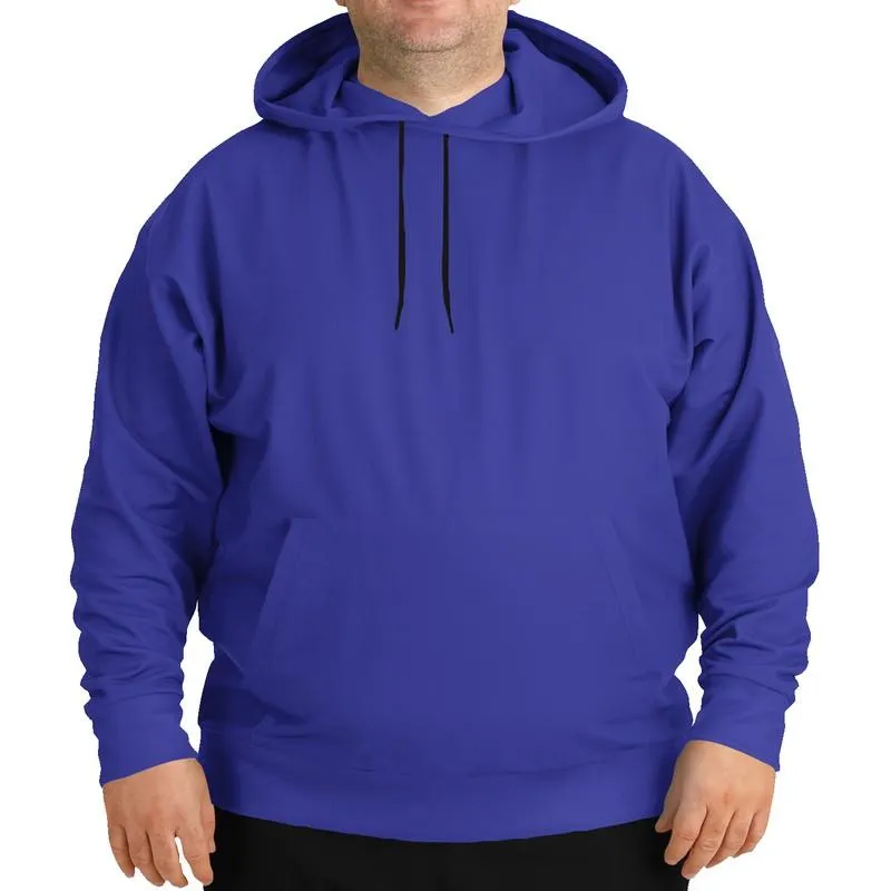 Royal Blue Hoodie | Unisex | with PLUS sizes | Bright Pure Blue | C100M100Y0K0