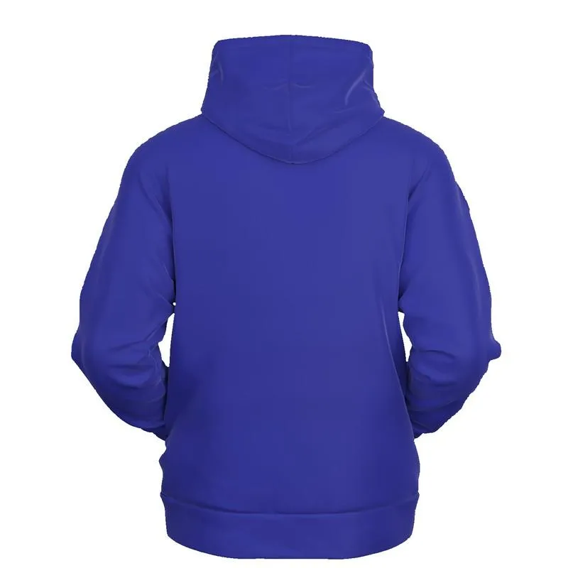 Royal Blue Hoodie | Unisex | with PLUS sizes | Bright Pure Blue | C100M100Y0K0