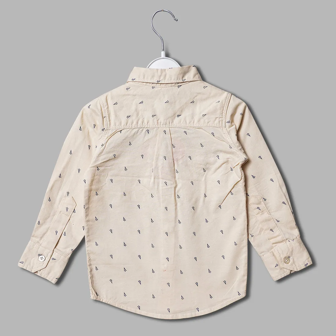 Solid Printed Full Sleeves Shirt for Boys