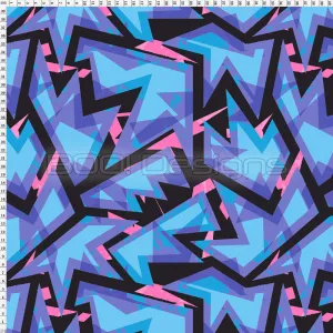 Spandex Fracture Purple