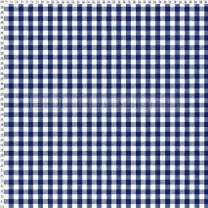 Spandex Gingham Navy