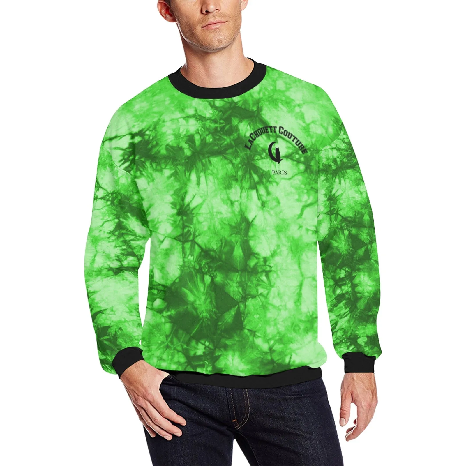TIE DYE Crewneck Sweatshirt for Men