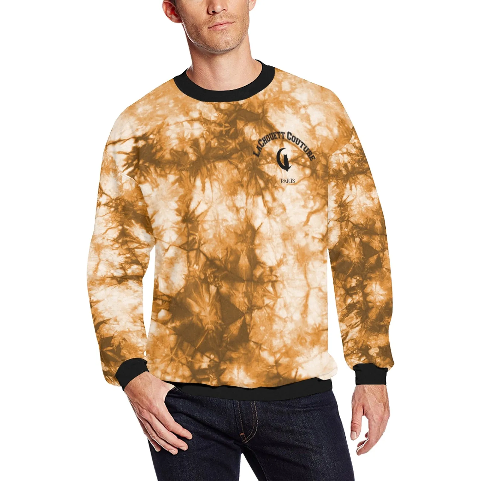TIE DYE Crewneck Sweatshirt for Men