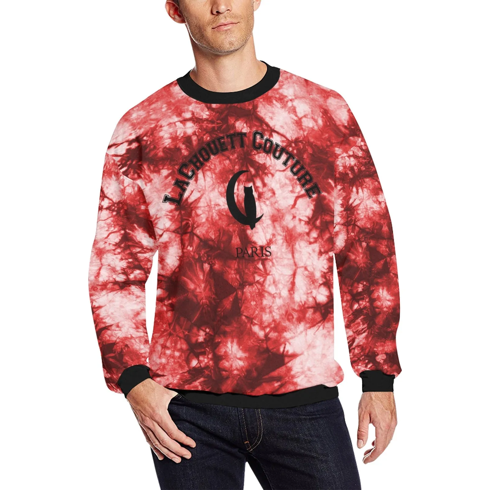TIE DYE Crewneck Sweatshirt for Men