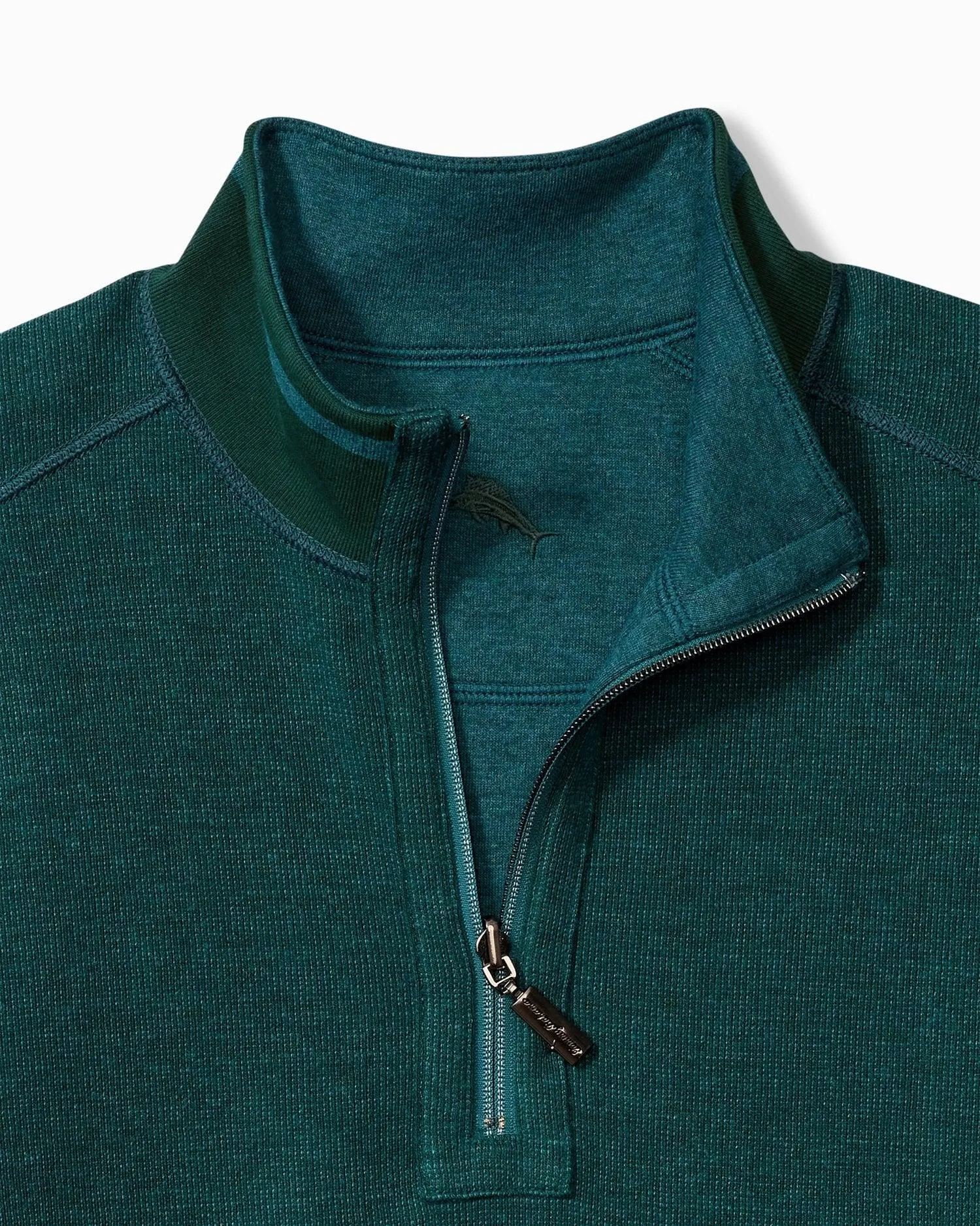 Tommy Bahama Flip Coast Reversible Half-Zip Sweatshirt Seagrove Heather