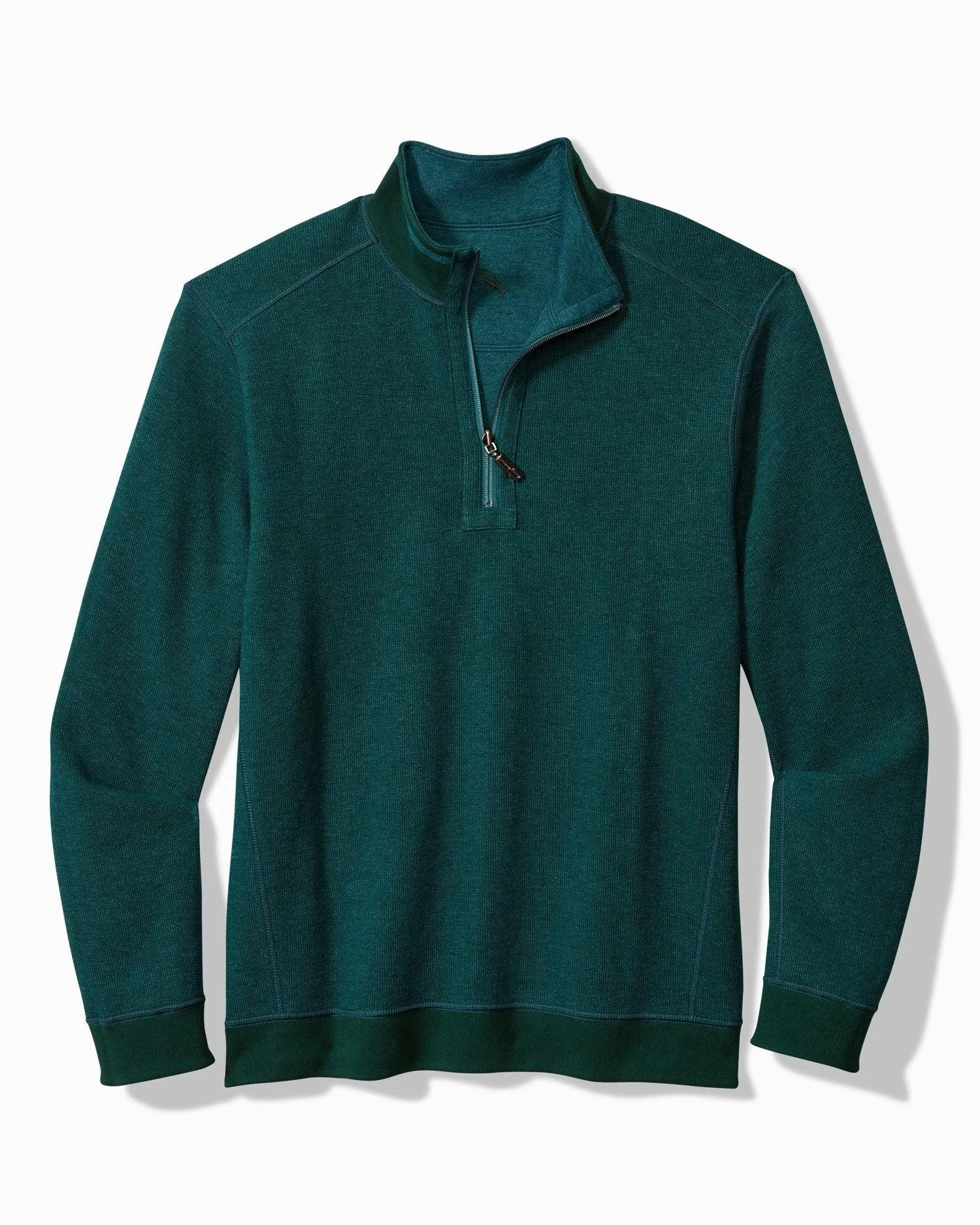 Tommy Bahama Flip Coast Reversible Half-Zip Sweatshirt Seagrove Heather