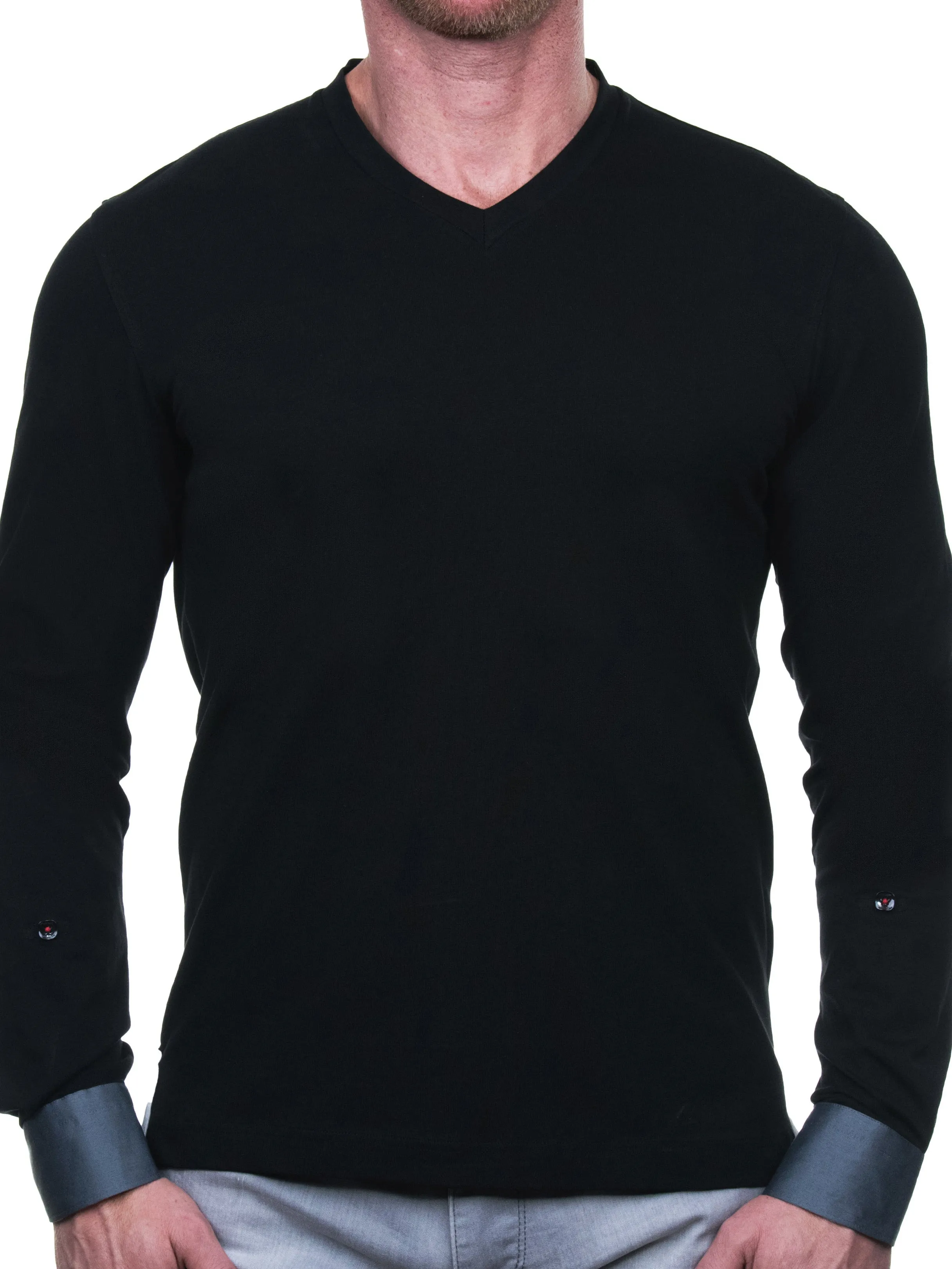 V-Neck Edison Classic Black